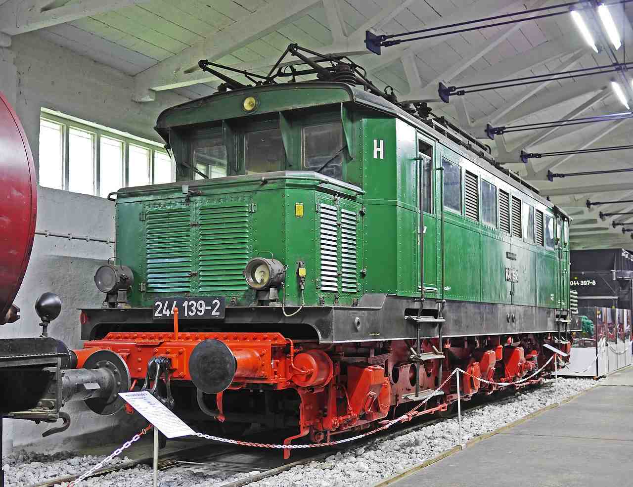 locomotive électrique, jalon, reichsbahn allemande
